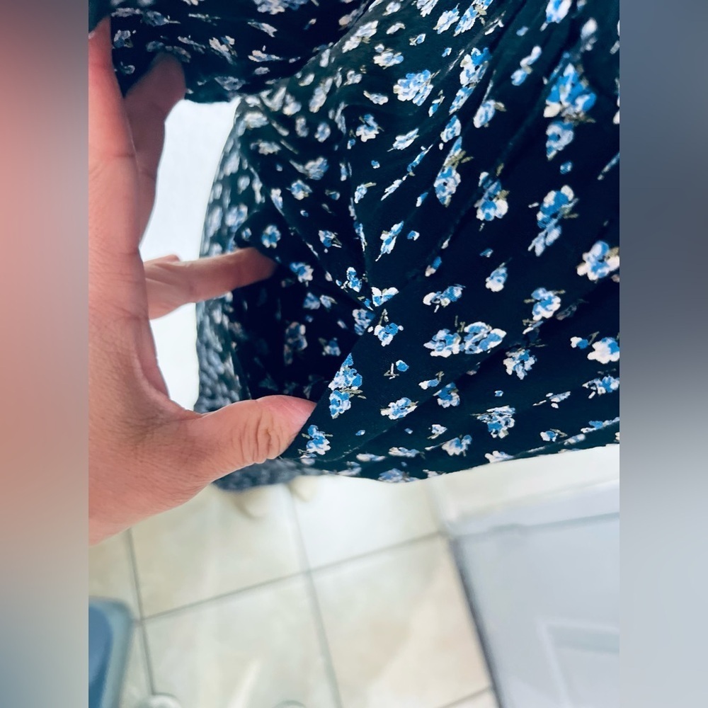 MADEWELL floral jumpsuit size XS great condition . Soft and cozy - Picture 7 of 16